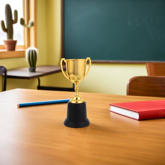 LOLIPPYY Set of 2 Plastic Trophy Cups for Sports Competitions and Special Commemorative Awards