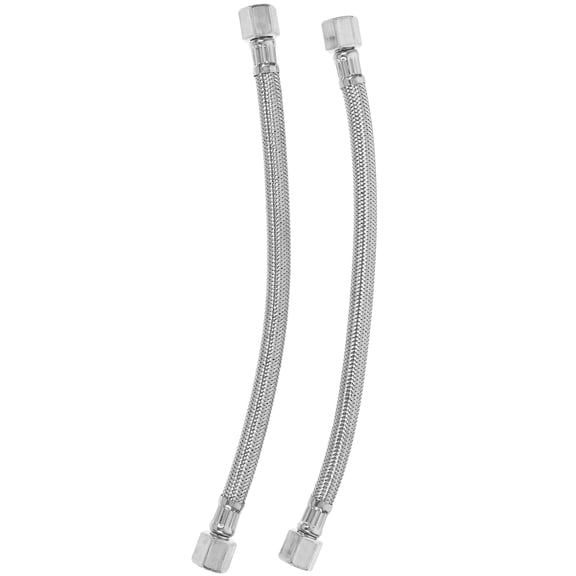 LOLIPPYY 2-Pack Plated High Pressure Air Compressor Exhaust Hose with Steel Wire Reinforcement for Quiet