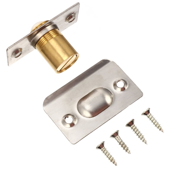 LOLIPPYY 2Pcs Plated Silver Ball Catch Latch for Door Heavy Duty Spring Furniture Lock Durable and Secure