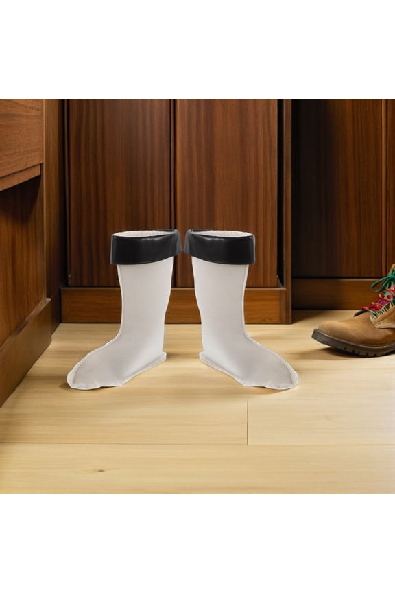 2Pcs Plush Boot Liners for Cold Weather Insulated Thermal Shoe Inserts for Winter Walking and Outdoor Work