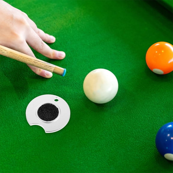 LOLIPPYY 2-Pack Pool Cue Tip Sanding Tool with Aluminum Alloy Mushroom for Cue Stick Maintenance and Refinishing