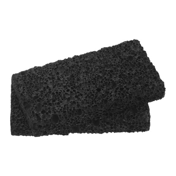 LOLIPPYY 2Pcs Portable Black Volcanic Rock Diffuser Stones for Yoga Meditation and Aromatherapy Use