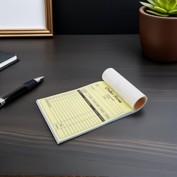 LOLIPPYY 2Pcs Portable Business Receipt Book for Retail Restaurant and Office Versatile Order Management