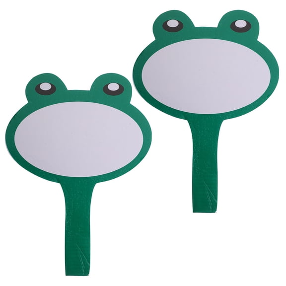 LOLIPPYY 2Pcs Portable Green Handheld Whiteboards with Smooth Edges for Scoring Use