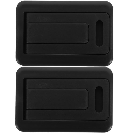 LOLIPPYY 2Pcs Portable Laptop Riser Holder Stand in Black for General Use Back to School