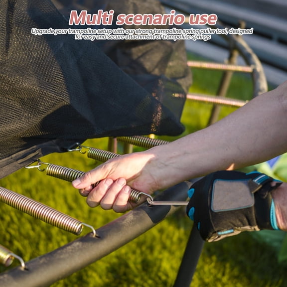 LOLIPPYY 2Pcs Portable Trampoline Spring Installation Tool with Steel Shaft T-Handle for Spring Stretching