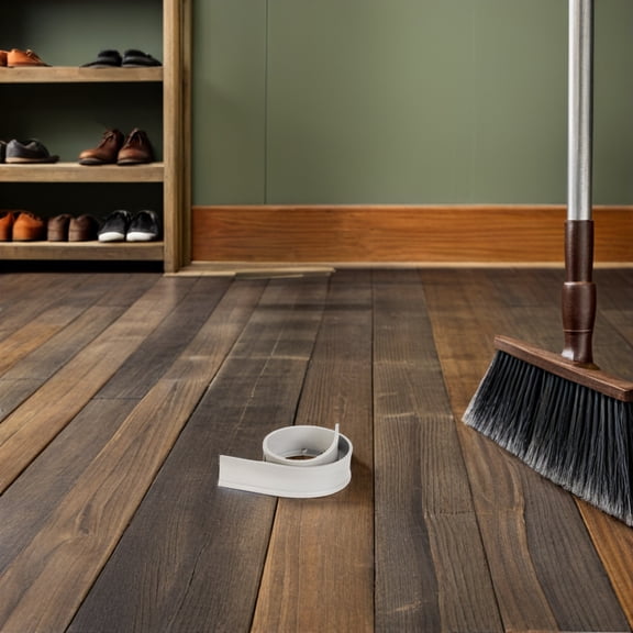 LOLIPPYY 2Pcs Practical Window Squeegee Replacement Rubber Strips Gentle on Glass for Home Use