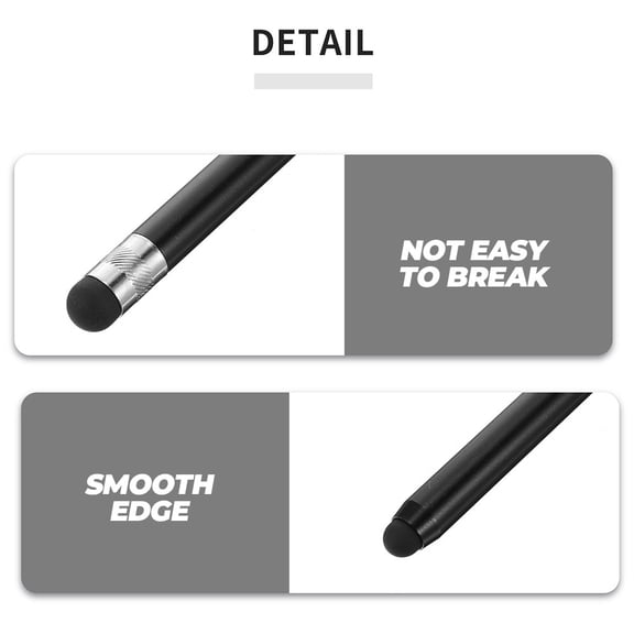 LOLIPPYY 2Pcs Precision Dual Nib Touch Screen Stylus Pens for Daily Use on Tablets and Phones