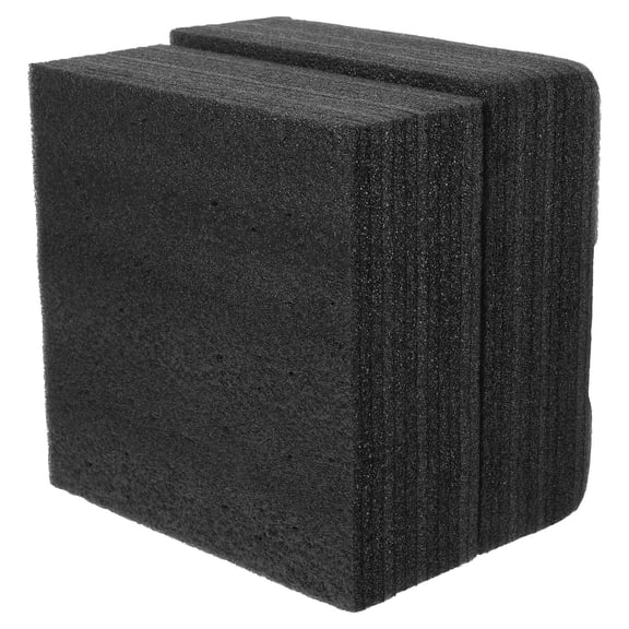 LOLIPPYY 2-Pack Black Foam Inserts for Professional Floral Arrangements and Craft Packing, Art Foam