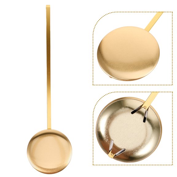 LOLIPPYY Quartz Clock Pendulum, Golden Iron, Elegant and Accurate, Silent Swing, 2Pcs