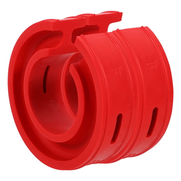 LOLIPPYY 2Pcs Red Car Shock Absorber Coil Spring Buffer Cushions Compatible with Most Vehicle Models