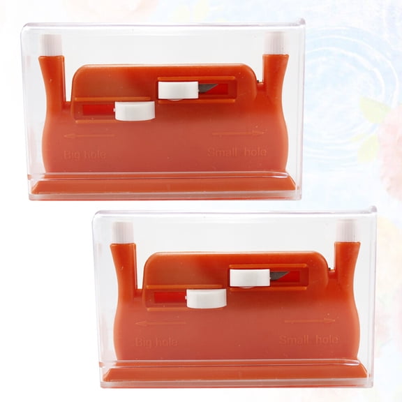 LOLIPPYY 2-Pack Red Needle Threader Sewing Tools and Easy to Use Threading Guide for Seniors and Beginners