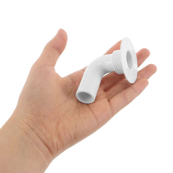 LOLIPPYY 2-Pack White Plastic Threaded Drain Plugs for Refrigerator and Freezer Drain Holes Stopper