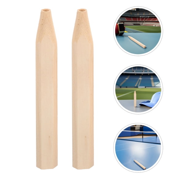 LOLIPPYY 2-Pack Wooden Handle Grips for Badminton Racket Repair, Replacement Compatible with Various Models