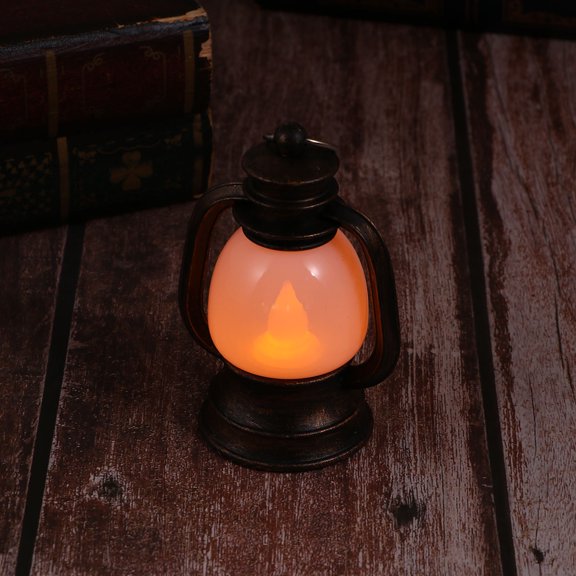 LOLIPPYY 2Pcs Retro Style Outdoor Tent Lamp Lightweight Practical Emergency Light