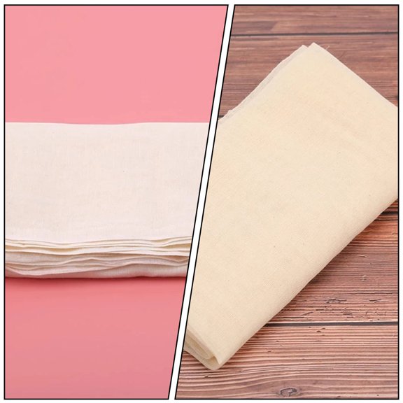 LOLIPPYY 2Pcs Reusable Small Mesh Cheese Cloth for Filtering Soy Products and Milk Curd