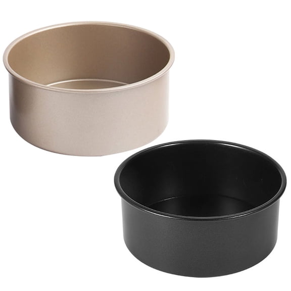 LOLIPPYY Set of 2 Round Carbon Steel Baking Pans - Cake Pans Baking Supplies for Friends
