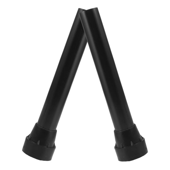 LOLIPPYY 2Pcs Rubber Trampoline Replacement Legs Black with Antislip Pads and Stainless Steel