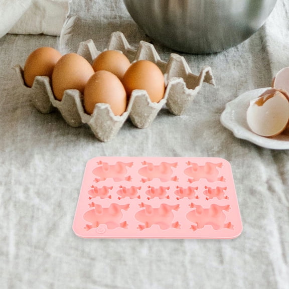 LOLIPPYY 2Pcs Shape Silicone Mold for DIY Candy Baking Non Stick Chocolate Mold