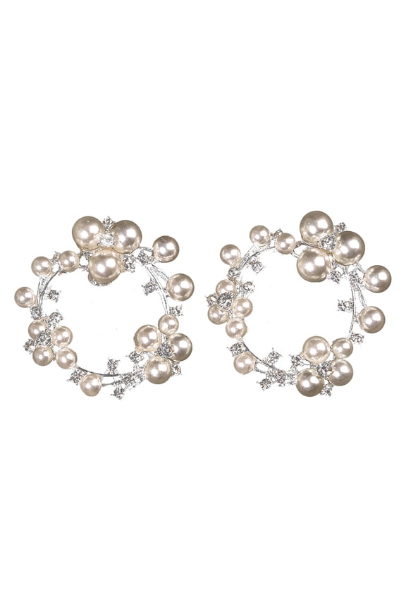 2 Pieces Crystal Shoe Clips Jewelry Decoration Buckles for Women’s Shoes