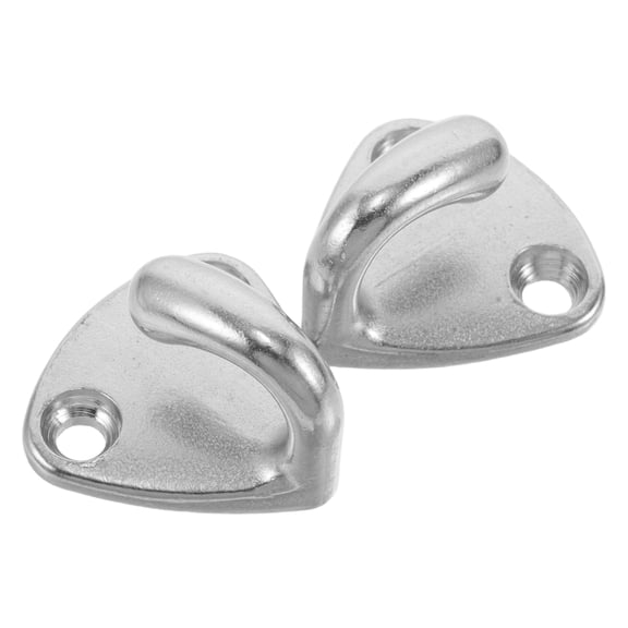LOLIPPYY 2-Pack Small Stainless Steel Marine Hardware Hooks for Boat Storage, Deck Hanging, and Outdoor Use