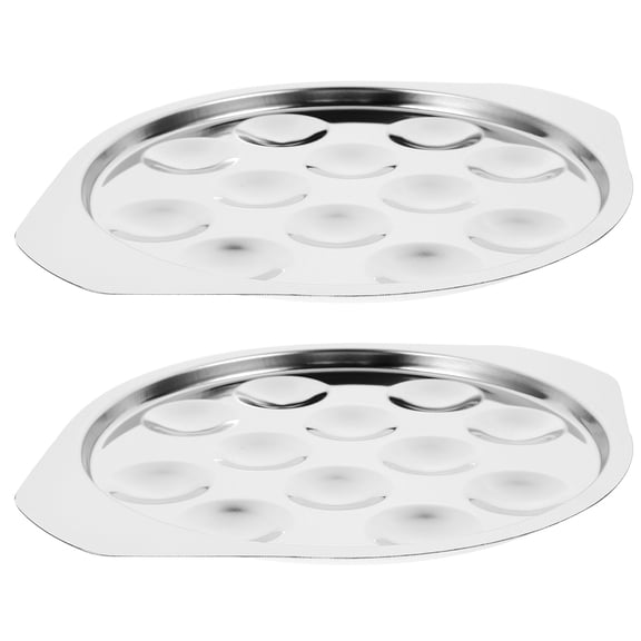 LOLIPPYY Set of 2 Stainless Steel Snail Baking Dishes for Cooking with Kitchen Gadgets
