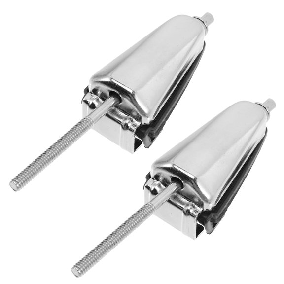 LOLIPPYY 2Pcs Snare Drum Lugs Metal Silver Drum Installation Professional Design