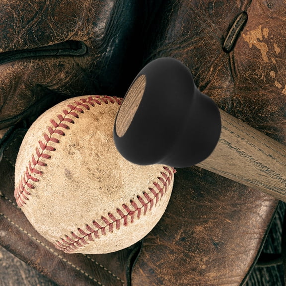 LOLIPPYY 2Pcs Soft Black Baseball Bat Choke Up Rings with Simple Installation and Stable Swing