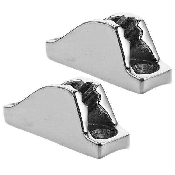LOLIPPYY 2Pcs Stainless Steel Anchor Cam Cleat for Sailboats Marine Boat Hardware Parts