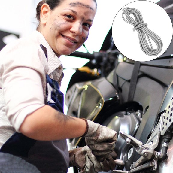 LOLIPPYY 2Pcs Stainless Steel Brake Line Protector Cover for Car Brake Line Tube Guard Easy Installation