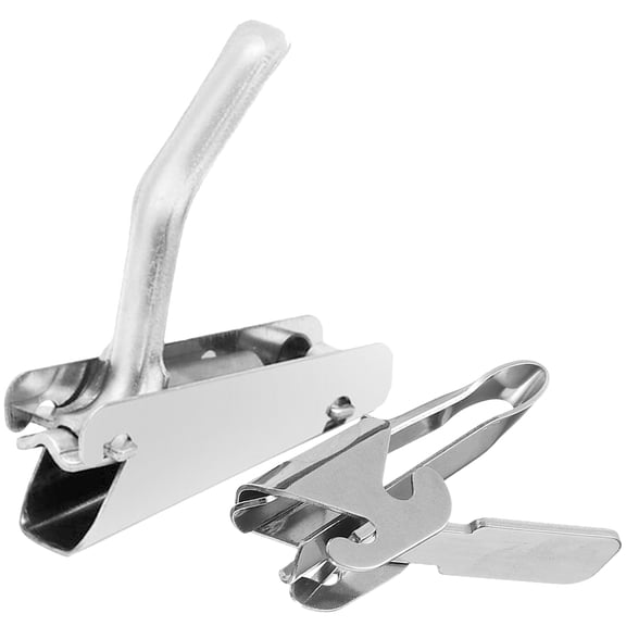 LOLIPPYY 2Pcs Stainless Steel Nut Opener Plier for Home Use Durable Silver Pine Nut Sheller