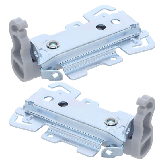 LOLIPPYY 2-Pack Stainless Steel Sliding Door Rollers for Wardrobe and Cabinet Hardware Replacement Set