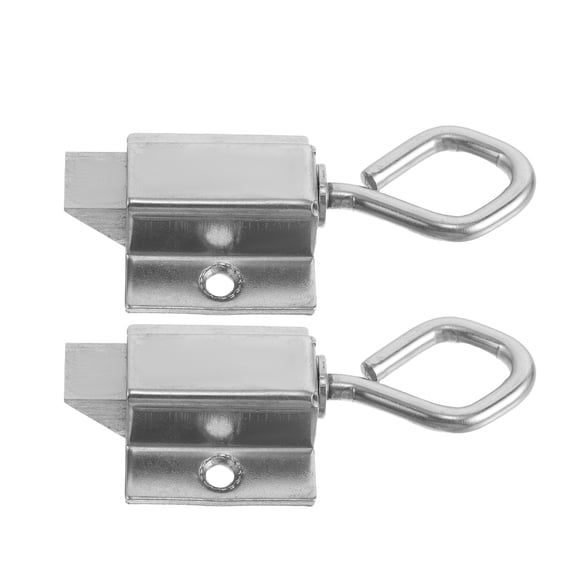 LOLIPPYY 2-Pack Heavy Duty Stainless Steel Spring Bolt Latch Locks for Indoor Door Security and Locking Hardware