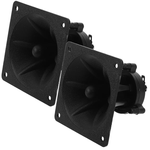 LOLIPPYY 2-Pack Studio Sound System 85x85mm Square Panel Speakers with Clear Vibrant Treble Audio