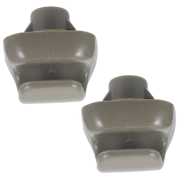 LOLIPPYY 2Pcs Sun Visor Retainer Clip for Car Interior Convenient Easy Fit Grey Material