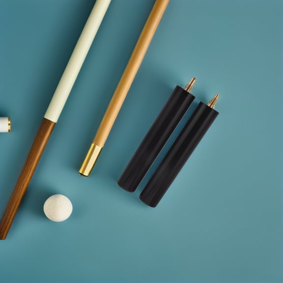 LOLIPPYY 2-Pack Telescopic Pool Cue Extensions with Simple Installation for Versatile Billiards Accessories