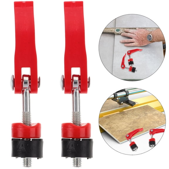 LOLIPPYY 2Pcs Tile Cutter Screw Attachment Red Plastic Fastening Part for Manual Tile Cutter Secure Clamping