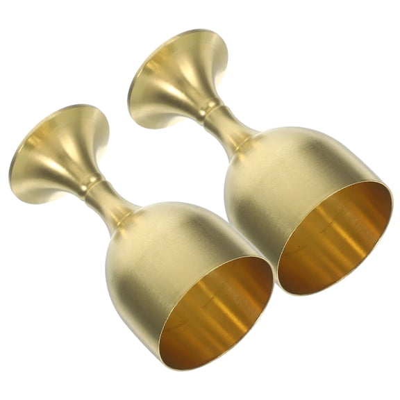 LOLIPPYY 2Pcs Traditional Altar Wine Cup for Home and Temple Use