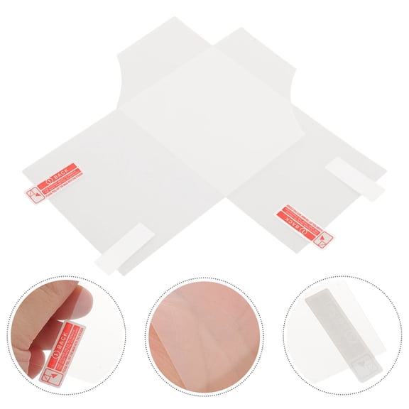 LOLIPPYY 2-Pack Clear Acoustic Guitar Pickguard Protective Film, Self-Adhesive, Easy to Apply,