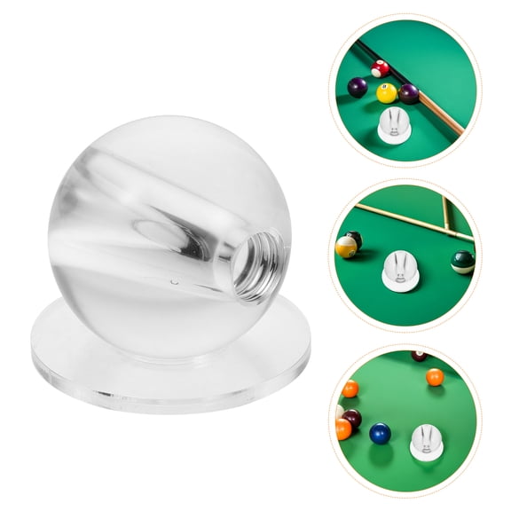 LOLIPPYY 2Pcs Transparent Snooker Cue Stroke Trainer Billiard Rod Trainer Pool Practice Aid for Skill Improvement