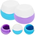 thumbnail image 1 of LOLIPPYY 2-Pack Travel Beauty Silicone Containers in Assorted Colors, Perfect for Daily Use and Travelers, 1 of 8