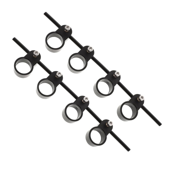 LOLIPPYY 2Pcs Ukulele Finger Expander Black ABS Silicone Flexibility Enhancement Tool For Performance Breaks