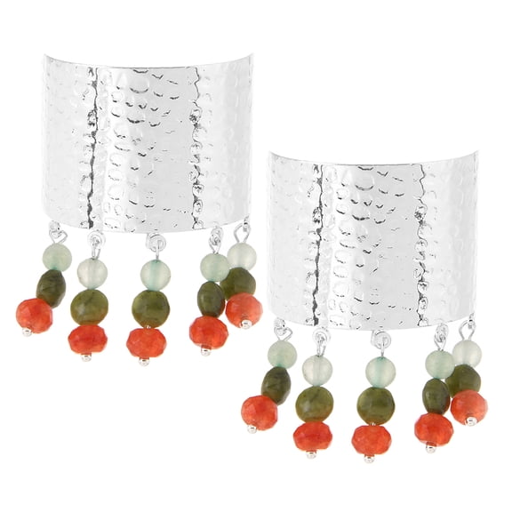 LOLIPPYY 2-Pack Chinese Style Ponytail Hair Clips with Alloy and Tassel Decorations, Unique Hair Accessories for Women