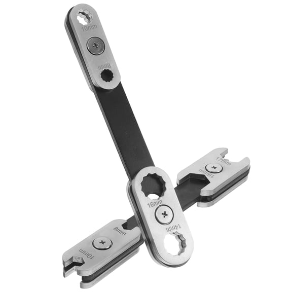 LOLIPPYY 2Pcs Universal Adjustable Repair Wrench Multitool with Double Box End for Home and Automotive Tasks