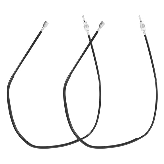 LOLIPPYY 2-Pack Universal Motorcycle Speedometer Cables Black Wire for Motorbike Instrument Connection