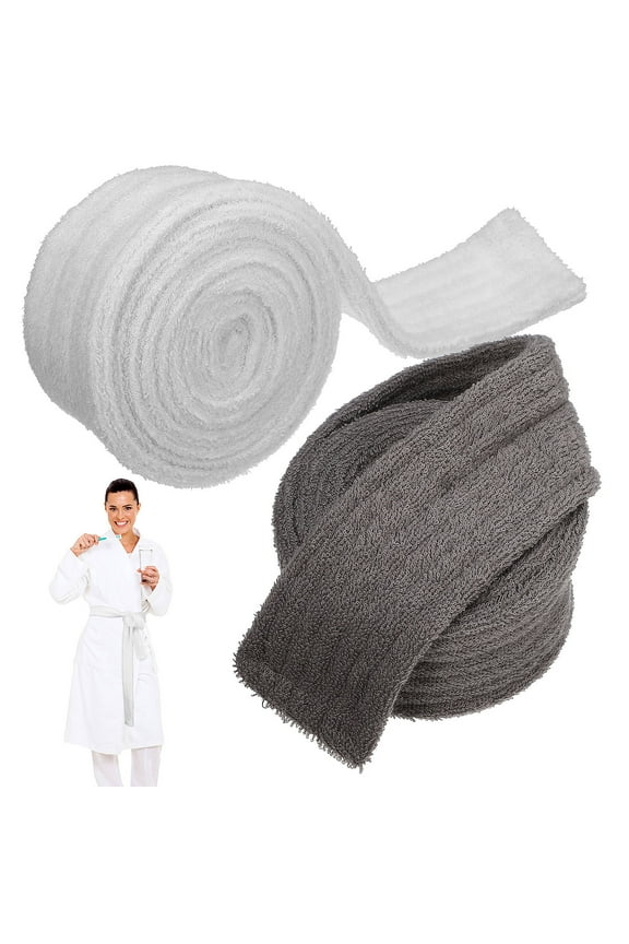 2Pcs Universal Robe Belt Replacement Polyester Straps for Night Robes and Pajamas