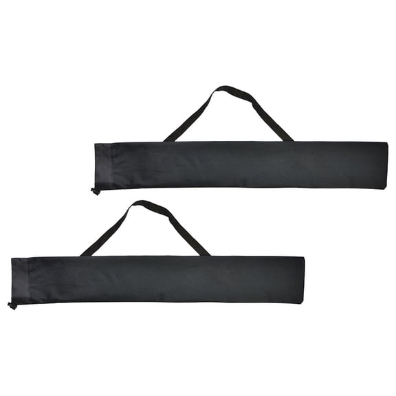 LOLIPPYY 2Pcs Walking Stick Storage Bags Black Oxford Cloth Hiking Pole Carrying Pouches Lightweight