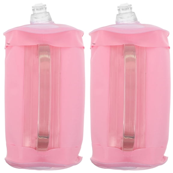 LOLIPPYY 2Pcs Water Filled Pink Dumbbells Adjustable Fitness Weights for Arms Waist and Full Body