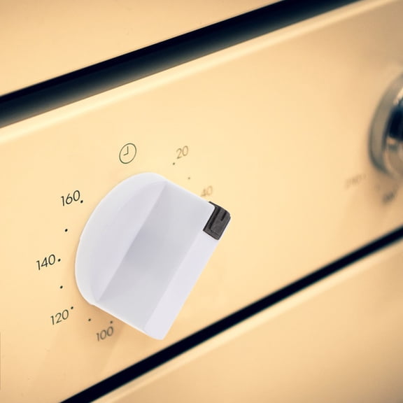 LOLIPPYY 2-Pack White Plastic Water Heater Temperature Control Knobs Replacement for Gas Heaters