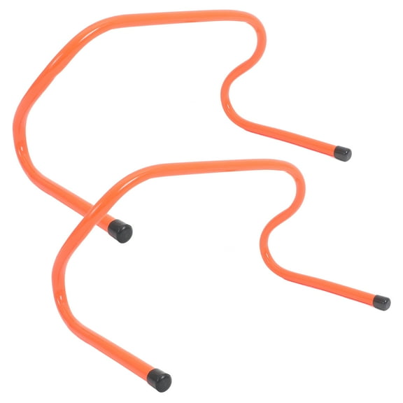LOLIPPYY 2Pcs Wear Resistant PVC Training Hurdles for Football Outdoor Agility and Speed Practice